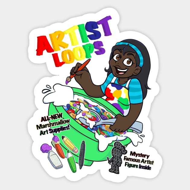 Artist Loops: Painter Sticker by Panddie